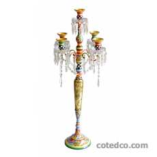 Chandelier L ht : 106cm diam : 43cm