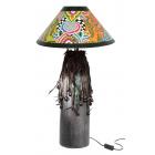 Lampe ( abat-jour large ) ht : 85cm