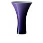 Vase 30cm Pourpre Doubl� Blanc