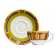 Coffret de 6 tasses et soucoupes th� - 20 cl - diam. 15,3 cm
