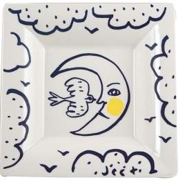 Coffret de 1 Porte carte G.M. - Lune - 17x17 cm