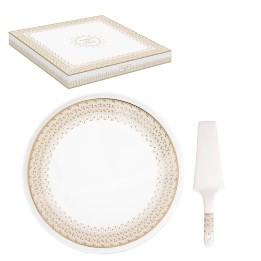 Coffret plat à tarte 32cm + pelle
