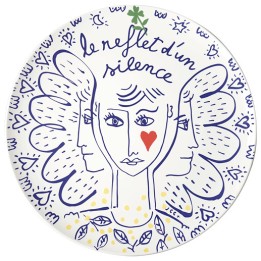 Grand Plat 61.5cm - édition limitée N°8/20 - Le reflet d un silence