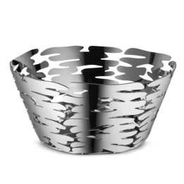 Corbeille ronde 21cm en acier inoxydable 18/10.