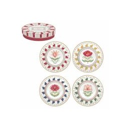 Coffret 4 Assiettes dessert 19cm assorties