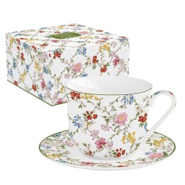 Tasse déjeuner & soucoupe - 33cl