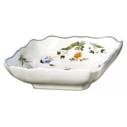 Coffret de 1 coupe carrée rouen feston - 24x24 cm