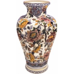 Coffret de 1 potiche octogone - H. 44,5 cm