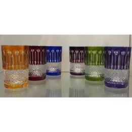 Coffret 6 Verres à thé assortis 20cl &95mm - Stromboli