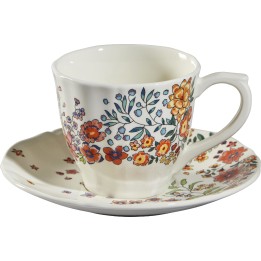 tasse et soucoupes thé U.S. - 25 cl - diam. 15,3 cm
